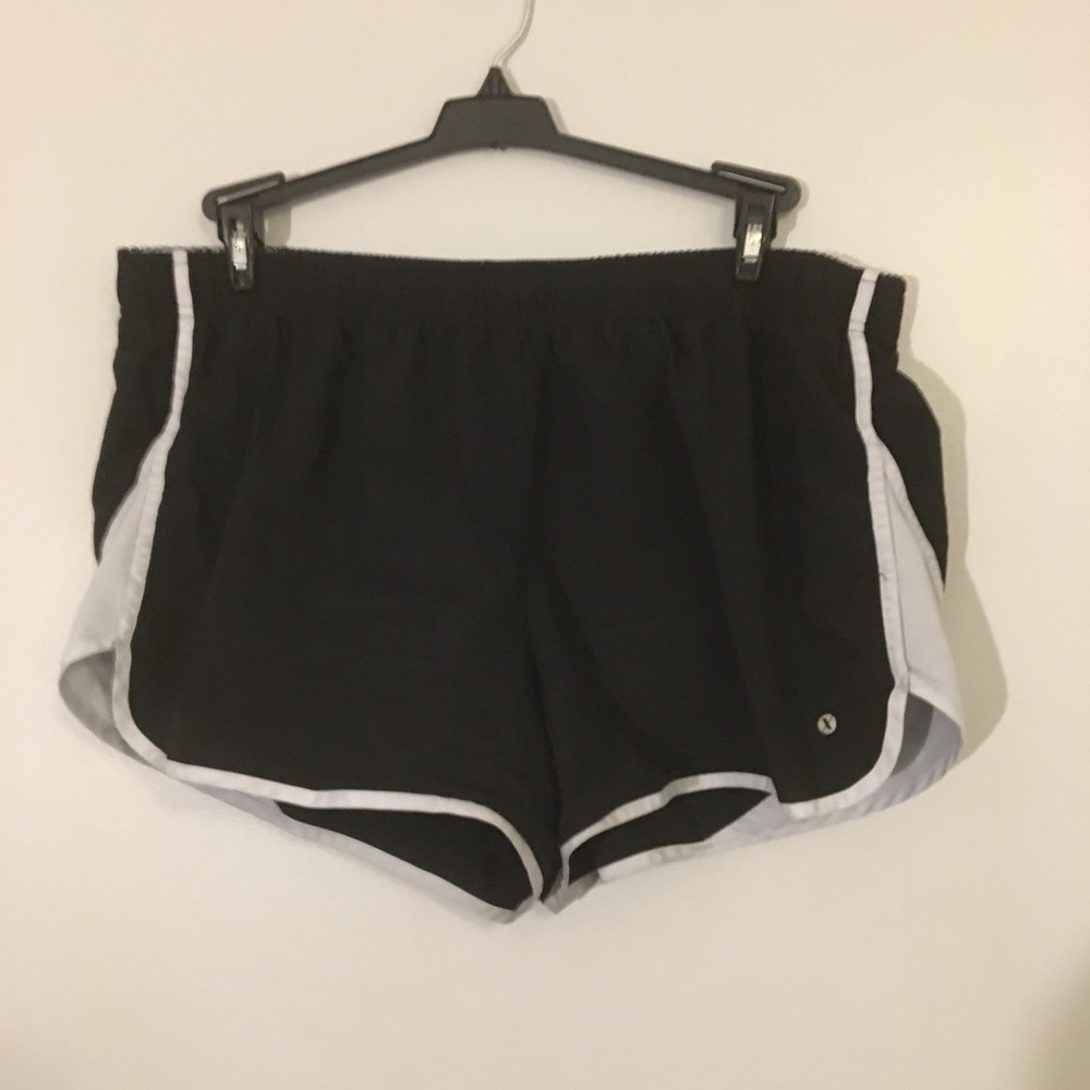 Black and White Athletic Shorts